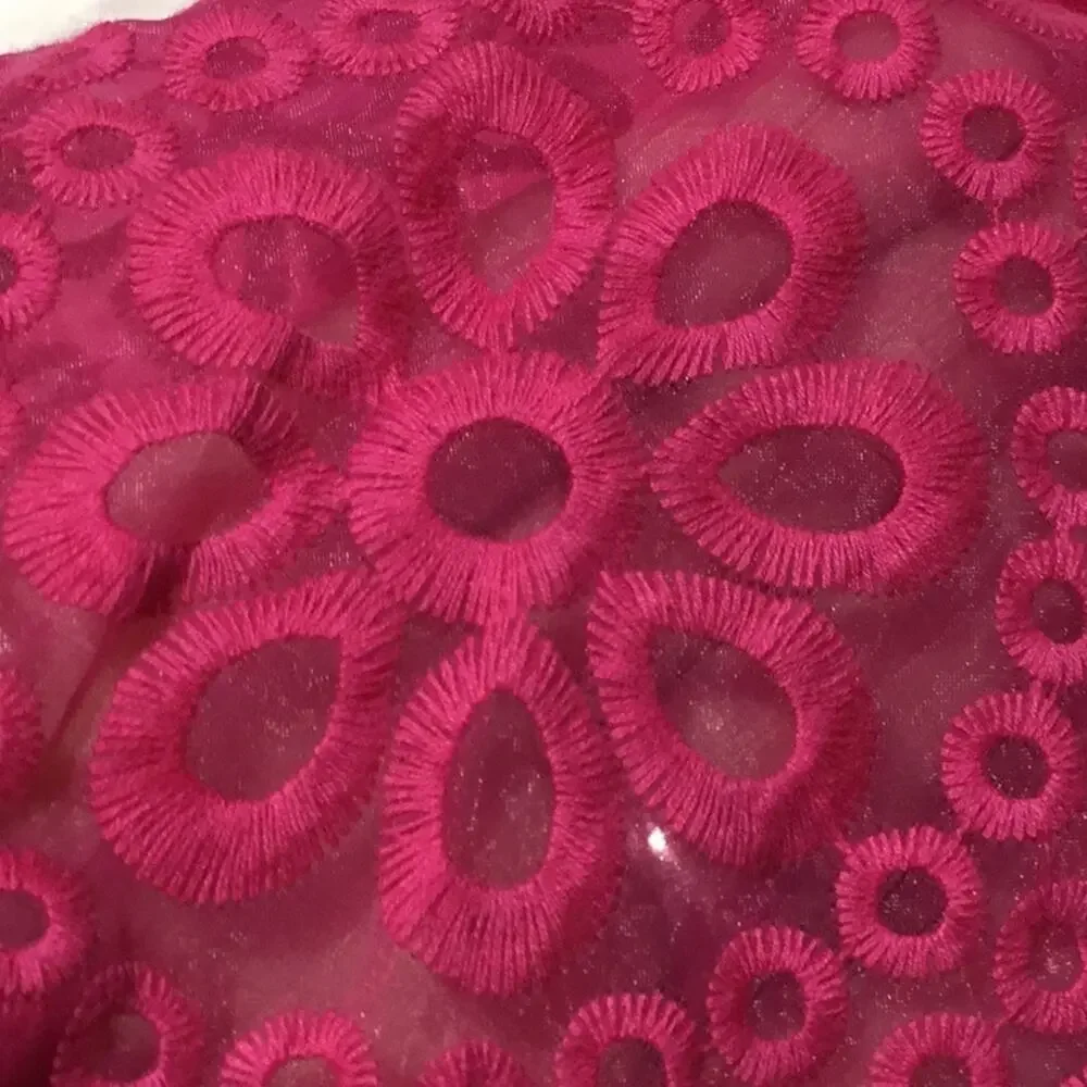 Gymboree 3t Hot pink flower lined dress nwot